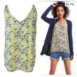 CAbi# 275 Floral Scatter Print Camisole Top
